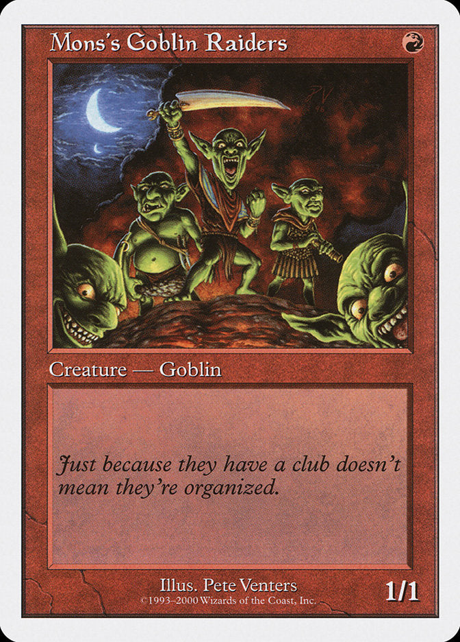 Mons's Goblin Raiders [Starter 2000] | Card Merchant Takapuna