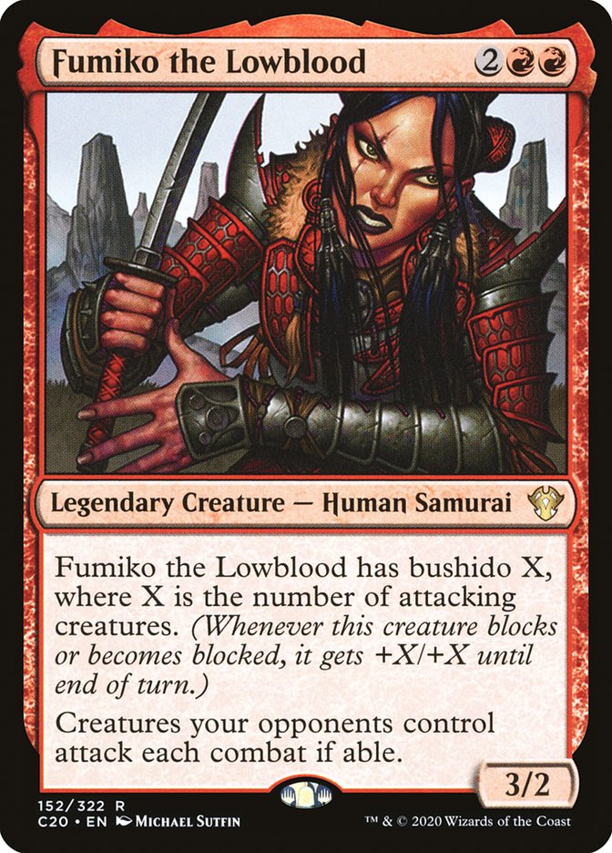 Fumiko the Lowblood [Commander 2020] | Card Merchant Takapuna