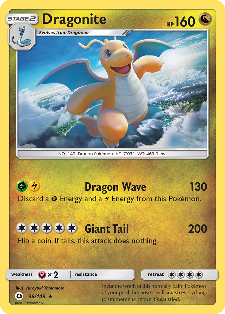 Dragonite (96/149) [Sun & Moon: Base Set] | Card Merchant Takapuna