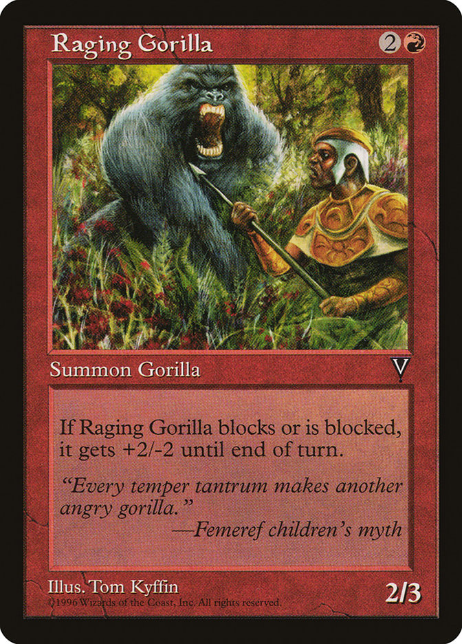 Raging Gorilla [Visions] | Card Merchant Takapuna