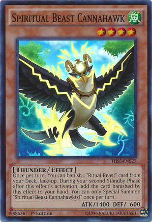 Spiritual Beast Cannahawk [THSF-EN027] Super Rare | Card Merchant Takapuna