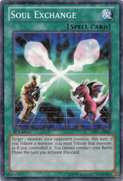 Soul Exchange [BP01-EN041] Starfoil Rare | Card Merchant Takapuna