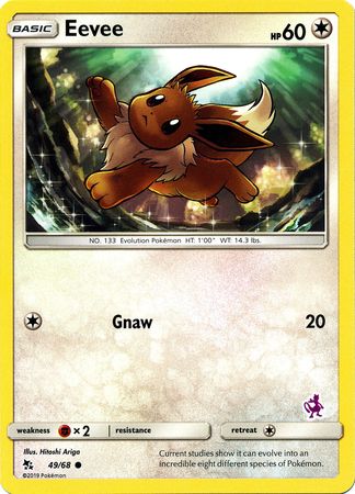 Eevee (49/68) (Mewtwo Deck) [Battle Academy 2020] | Card Merchant Takapuna