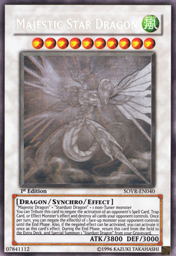 Majestic Star Dragon [SOVR-EN040] Ghost Rare | Card Merchant Takapuna