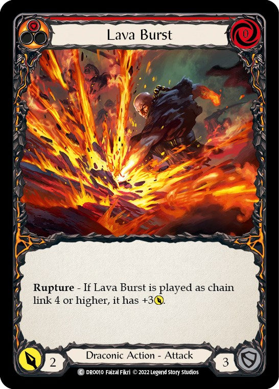 Lava Burst [DRO010] (Uprising Dromai Blitz Deck) | Card Merchant Takapuna