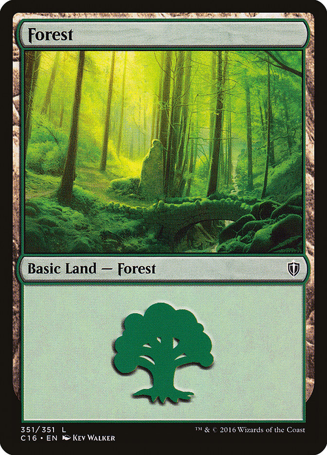 Forest (351) [Commander 2016] | Card Merchant Takapuna