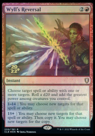 Wyll's Reversal [Commander Legends: Battle for Baldur's Gate Prerelease Promos] | Card Merchant Takapuna