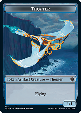 Pegasus // Thopter Double-Sided Token [Starter Commander Decks] | Card Merchant Takapuna