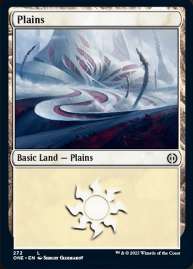 Plains (272) [Phyrexia: All Will Be One] | Card Merchant Takapuna