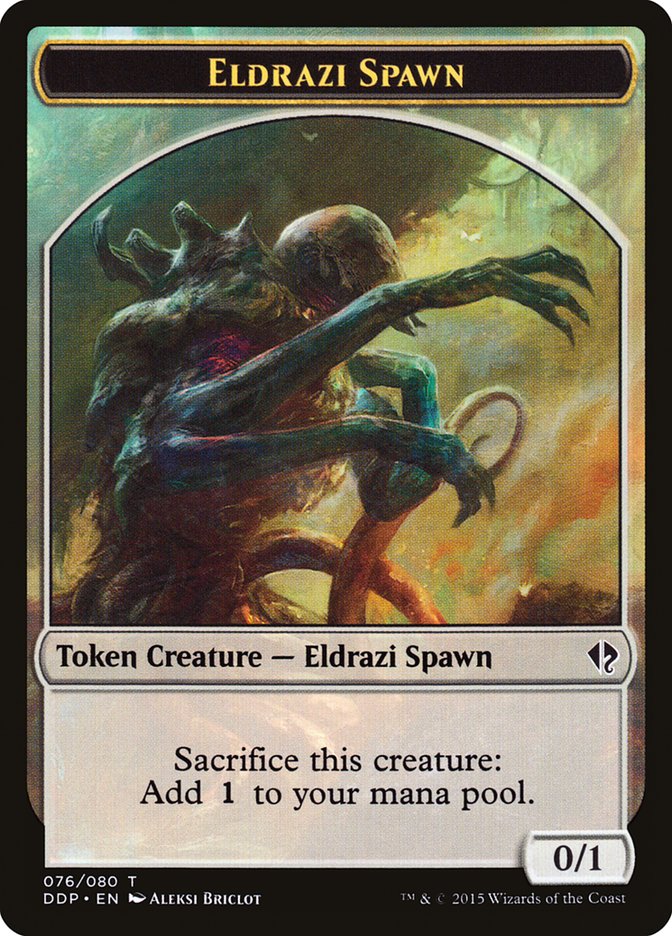 Eldrazi Spawn Token (076/080) [Duel Decks: Zendikar vs. Eldrazi] | Card Merchant Takapuna