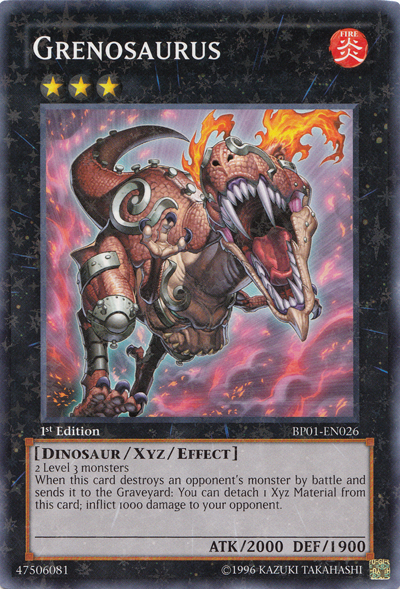 Grenosaurus [BP01-EN026] Starfoil Rare | Card Merchant Takapuna