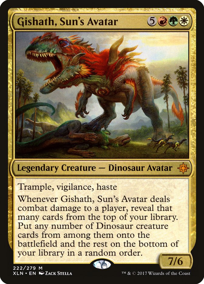 Gishath, Sun's Avatar [Ixalan] | Card Merchant Takapuna