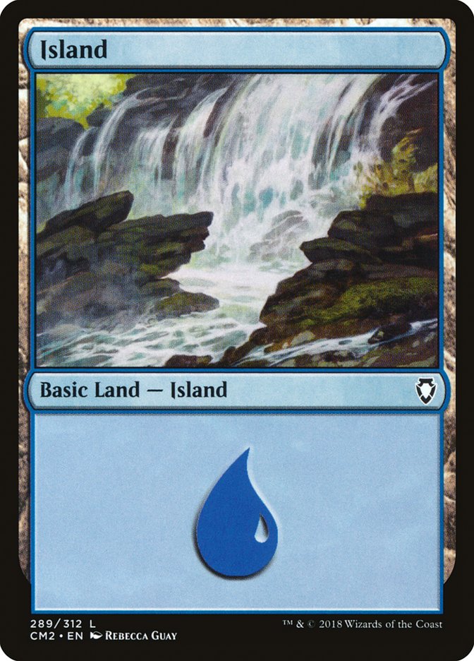 Island (289) [Commander Anthology Volume II] | Card Merchant Takapuna