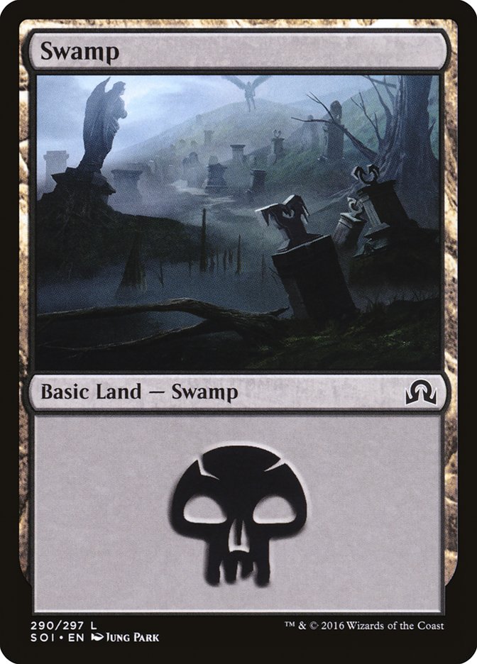 Swamp (290) [Shadows over Innistrad] | Card Merchant Takapuna