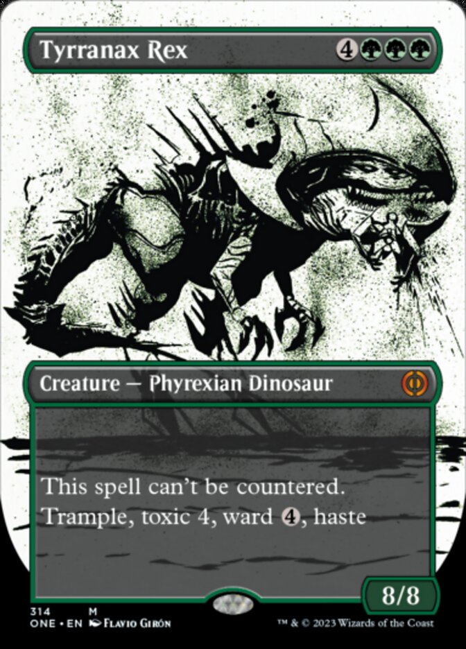 Tyrranax Rex (Borderless Ichor) [Phyrexia: All Will Be One] | Card Merchant Takapuna