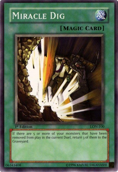 Miracle Dig [LON-100] Common | Card Merchant Takapuna