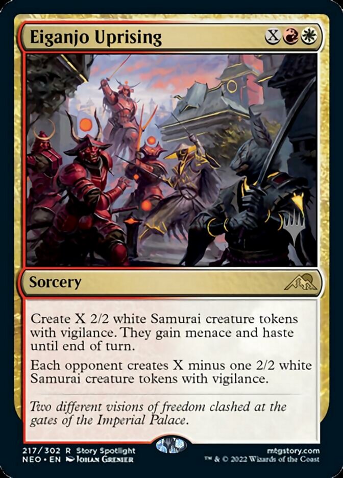 Eiganjo Uprising (Promo Pack) [Kamigawa: Neon Dynasty Promos] | Card Merchant Takapuna