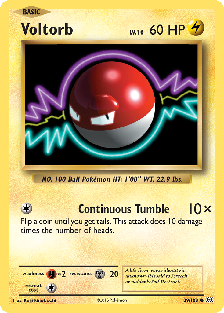 Voltorb (39/108) [XY: Evolutions] | Card Merchant Takapuna