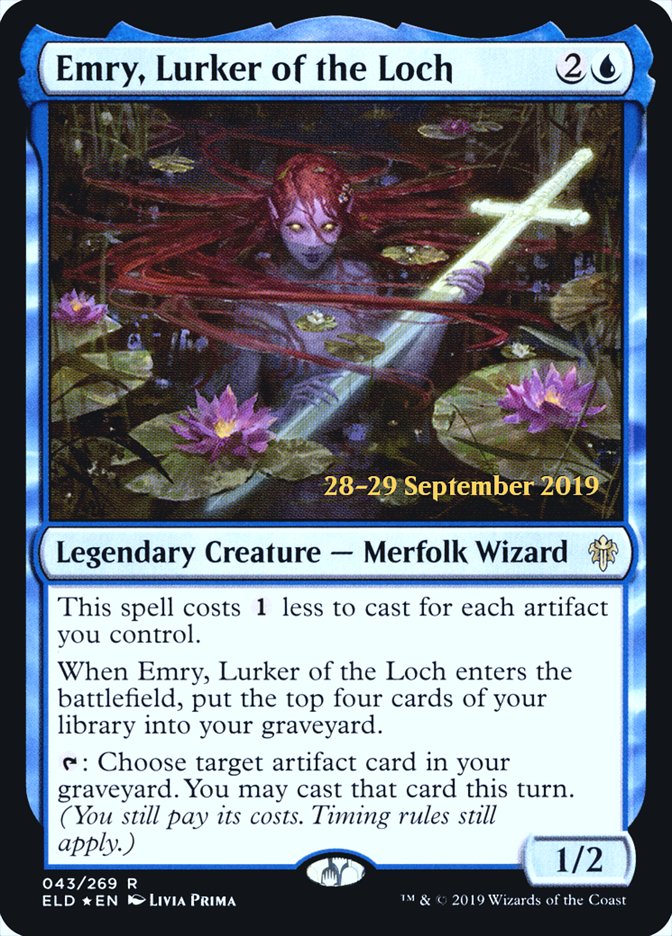 Emry, Lurker of the Loch [Throne of Eldraine Prerelease Promos] | Card Merchant Takapuna