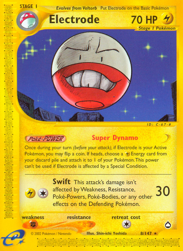 Electrode (8/147) [Aquapolis] | Card Merchant Takapuna