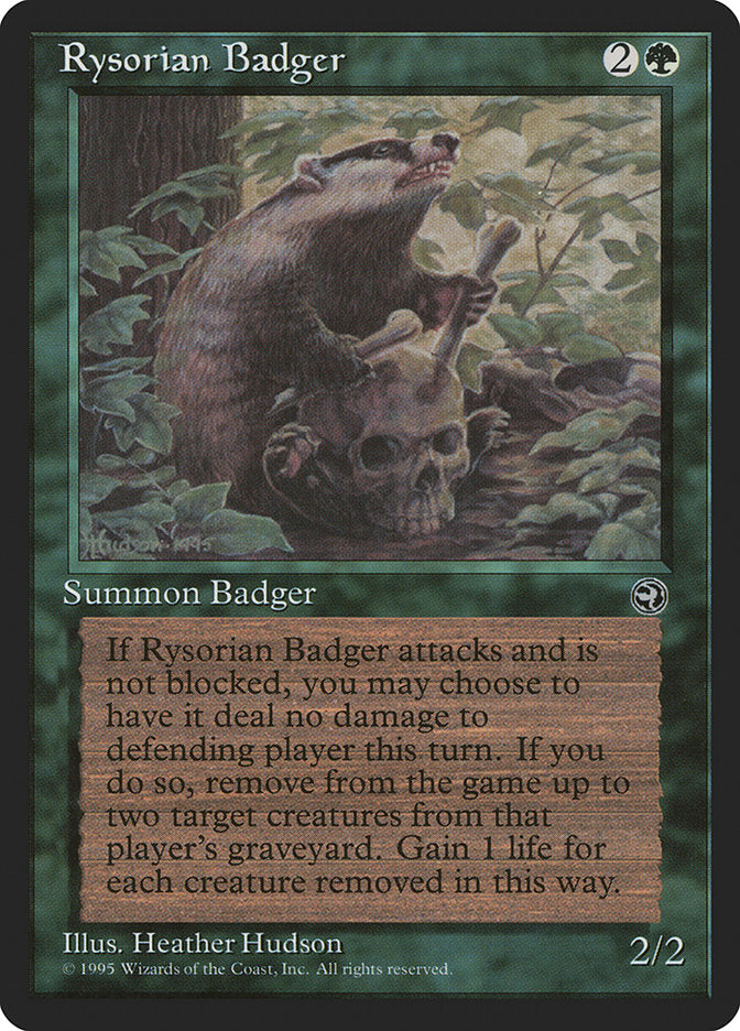 Rysorian Badger [Homelands] | Card Merchant Takapuna