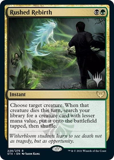 Rushed Rebirth (Promo Pack) [Strixhaven: School of Mages Promos] | Card Merchant Takapuna