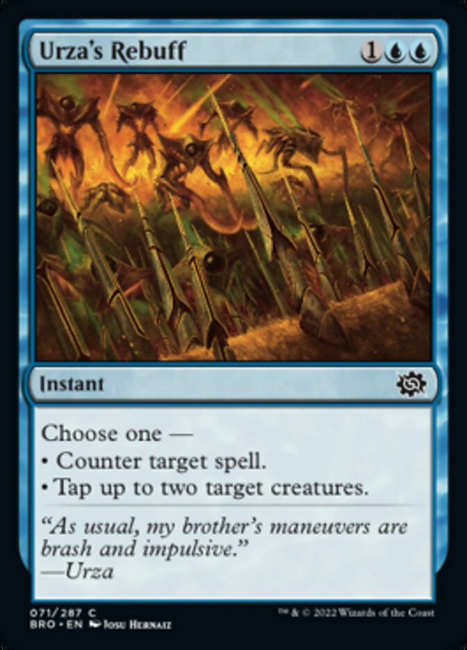 Urza's Rebuff [The Brothers' War] | Card Merchant Takapuna