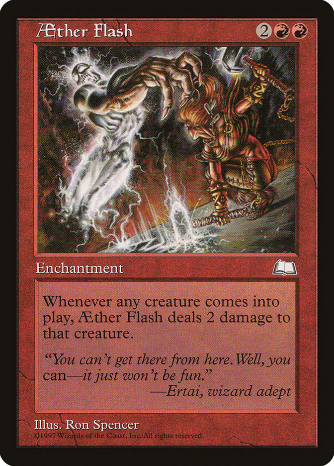 Aether Flash [Weatherlight] | Card Merchant Takapuna