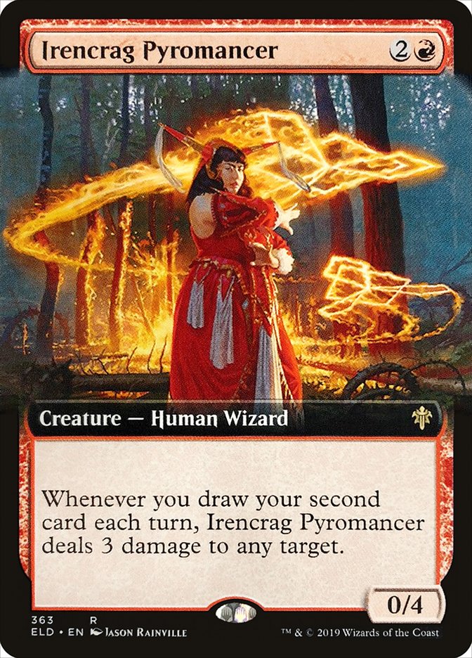 Irencrag Pyromancer (Extended Art) [Throne of Eldraine] | Card Merchant Takapuna