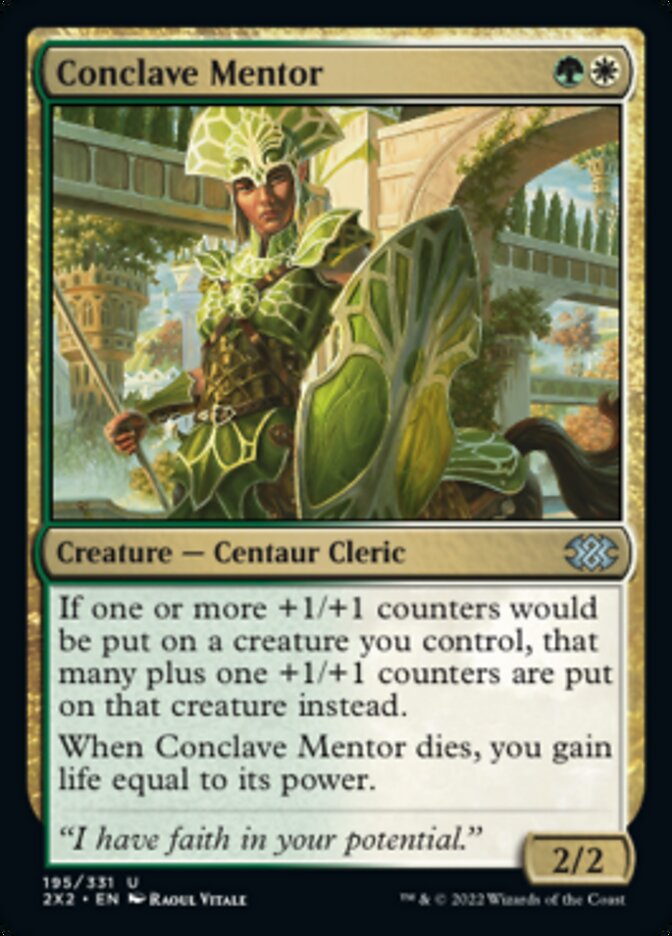 Conclave Mentor [Double Masters 2022] | Card Merchant Takapuna