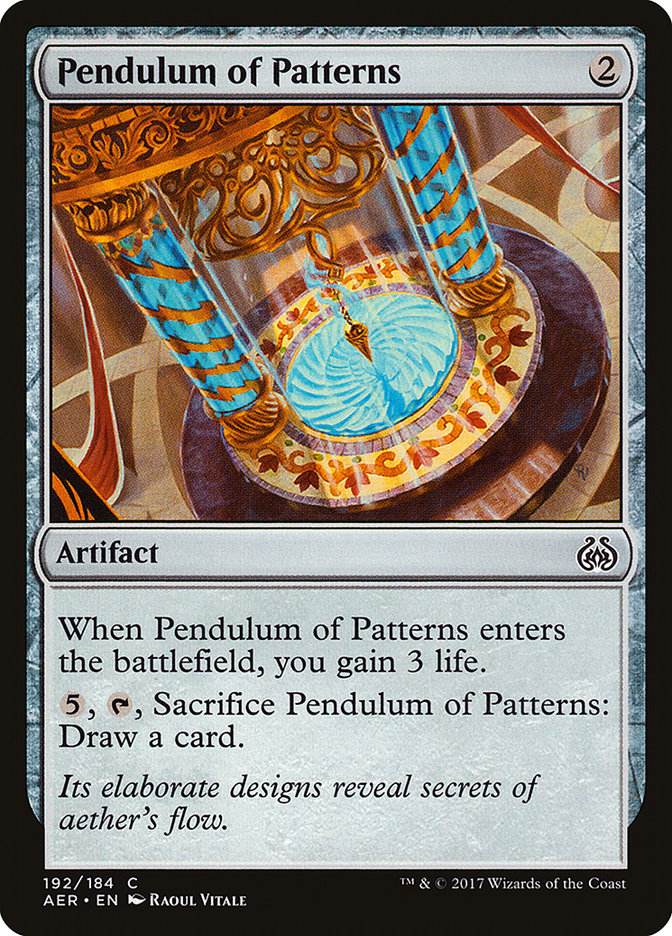 Pendulum of Patterns [Aether Revolt] | Card Merchant Takapuna