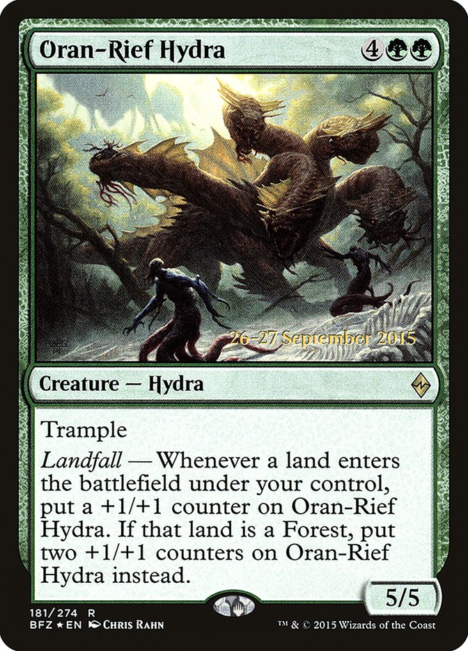 Oran-Rief Hydra [Battle for Zendikar Prerelease Promos] | Card Merchant Takapuna