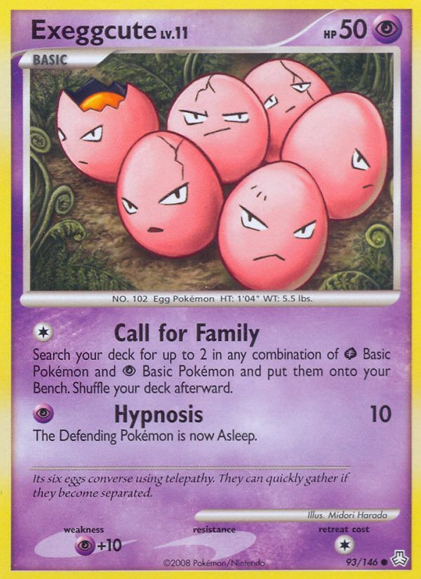 Exeggcute (93/146) [Diamond & Pearl: Legends Awakened] | Card Merchant Takapuna