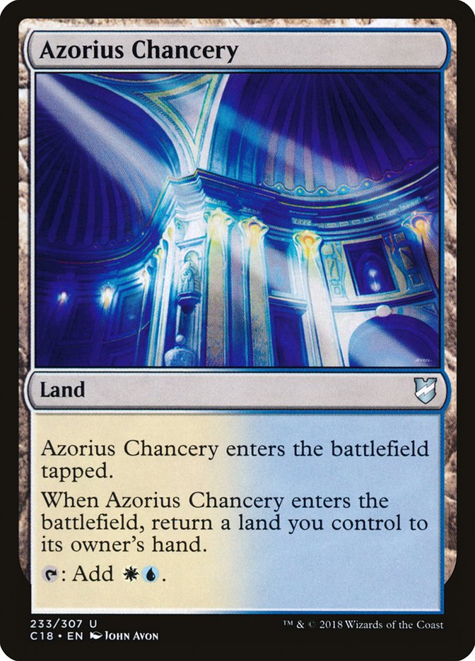 Azorius Chancery [Commander 2018] | Card Merchant Takapuna