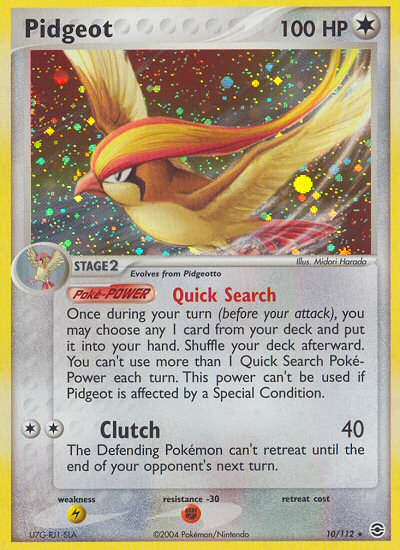 Pidgeot (10/112) [EX: FireRed & LeafGreen] | Card Merchant Takapuna