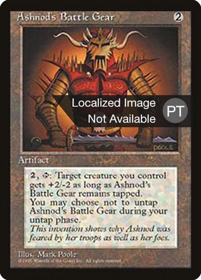 Ashnod's Battle Gear [Fourth Edition (Foreign Black Border)] | Card Merchant Takapuna