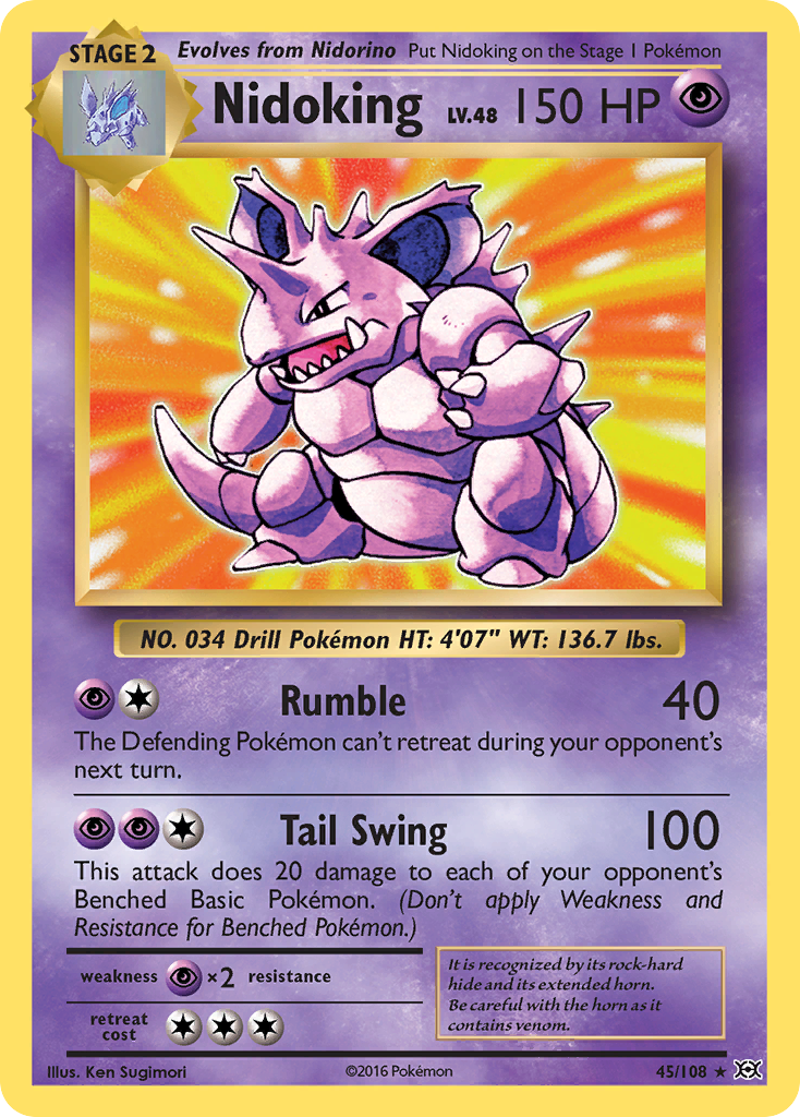 Nidoking (45/108) [XY: Evolutions] | Card Merchant Takapuna