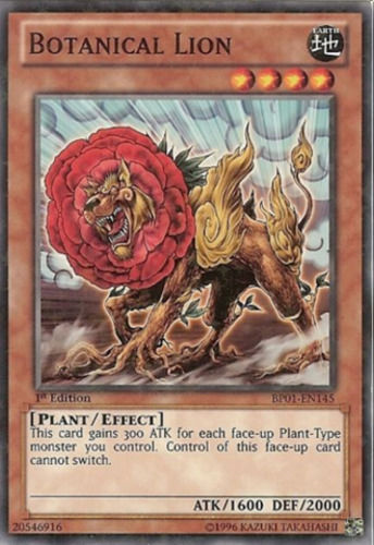 Botanical Lion [BP01-EN145] Starfoil Rare | Card Merchant Takapuna