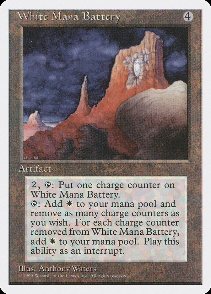 White Mana Battery [Fourth Edition] | Card Merchant Takapuna