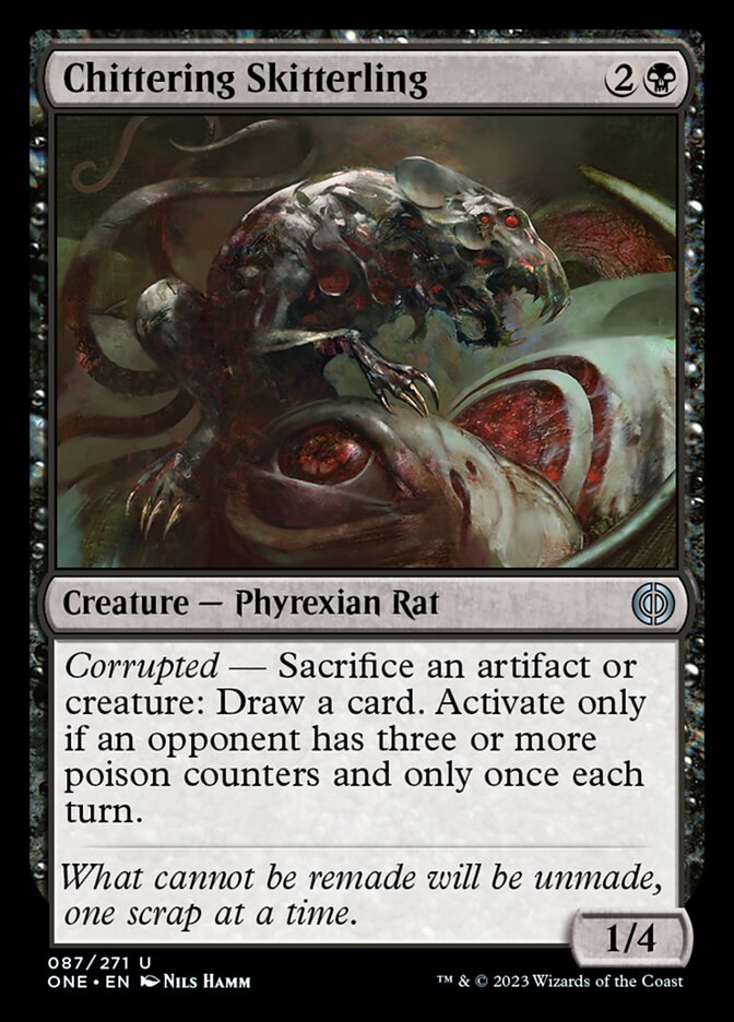 Chittering Skitterling [Phyrexia: All Will Be One] | Card Merchant Takapuna