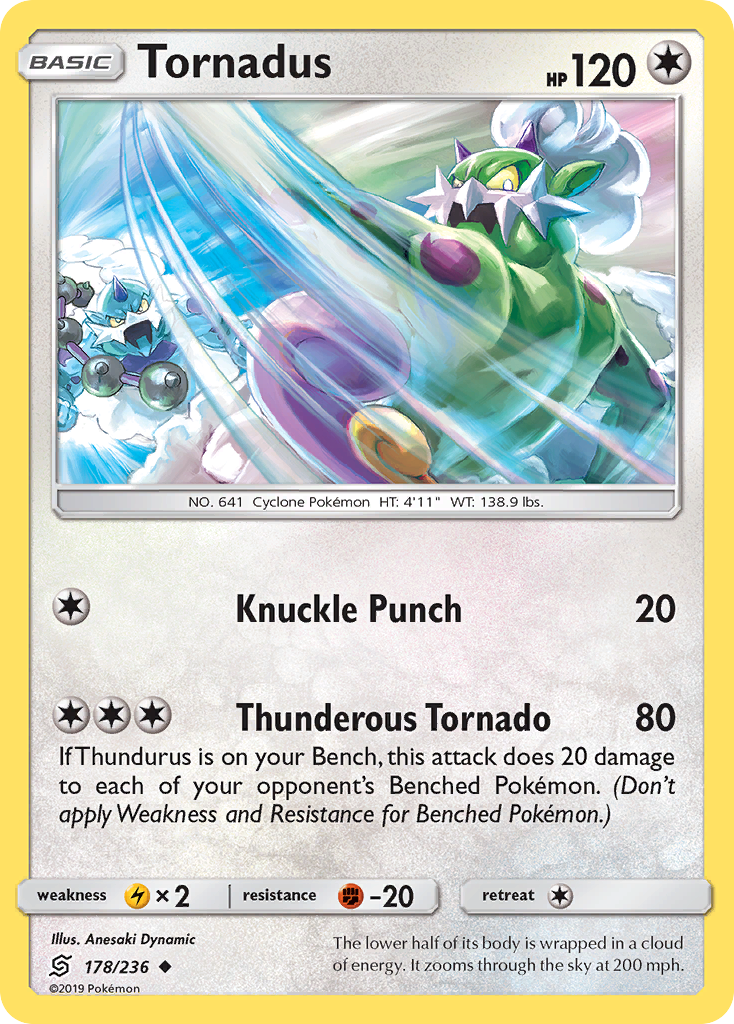 Tornadus (178/236) [Sun & Moon: Unified Minds] | Card Merchant Takapuna