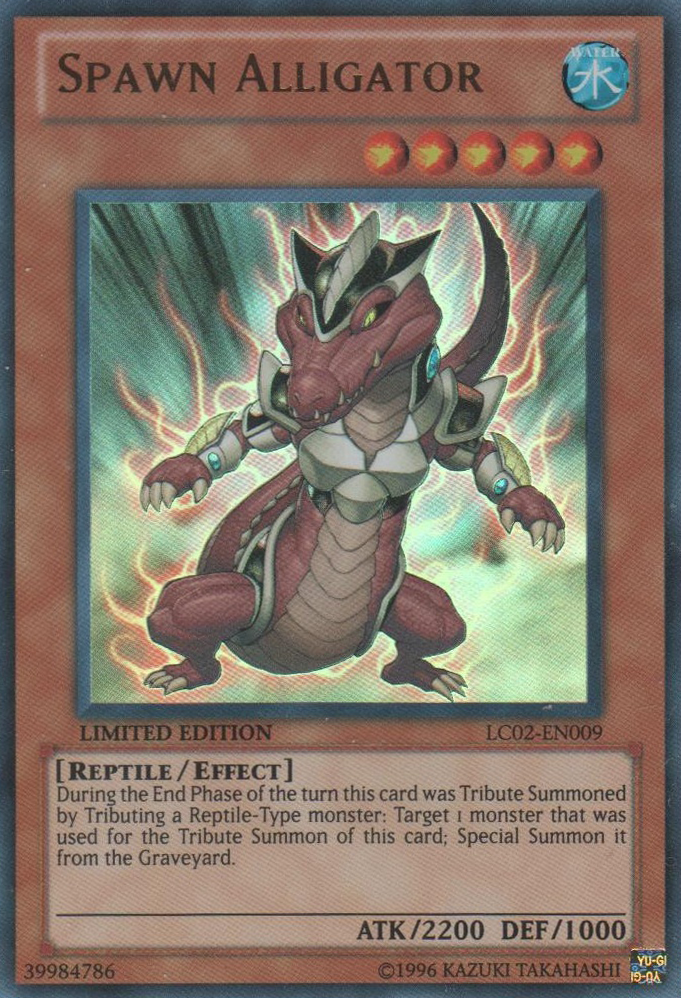 Spawn Alligator [LC02-EN009] Ultra Rare | Card Merchant Takapuna