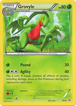 Grovyle (18/30) [XY: Trainer Kit 2 - Latias] | Card Merchant Takapuna