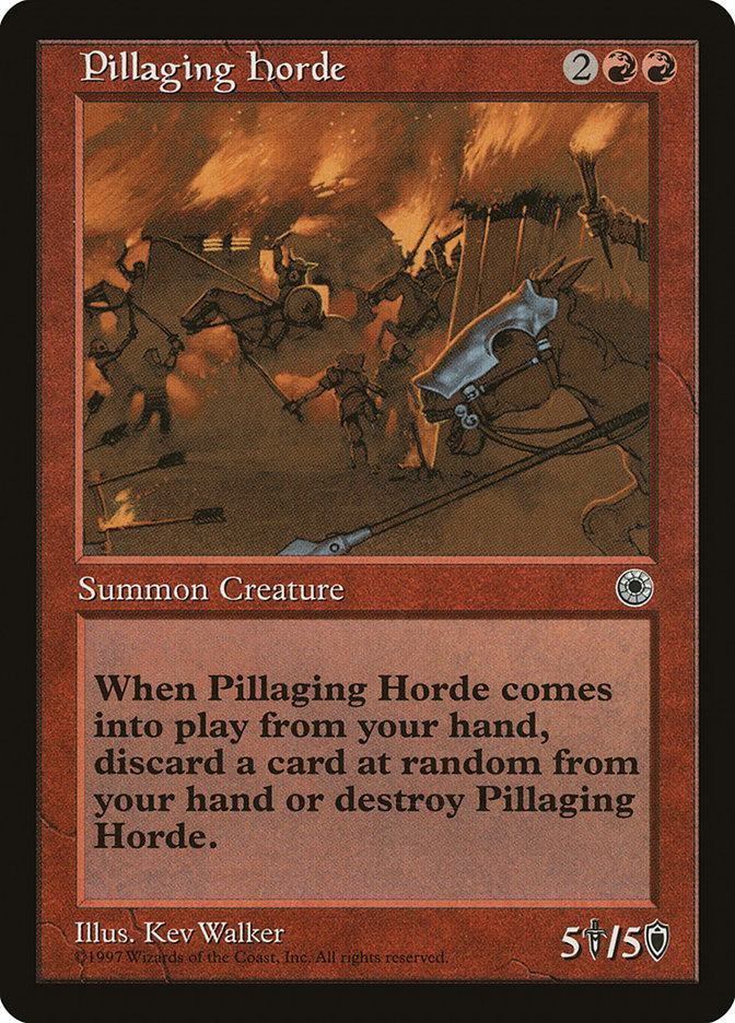 Pillaging Horde [Portal] | Card Merchant Takapuna