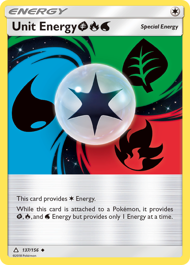 Unit Energy (137/156) (Grass, Fire, Water) [Sun & Moon: Ultra Prism] | Card Merchant Takapuna