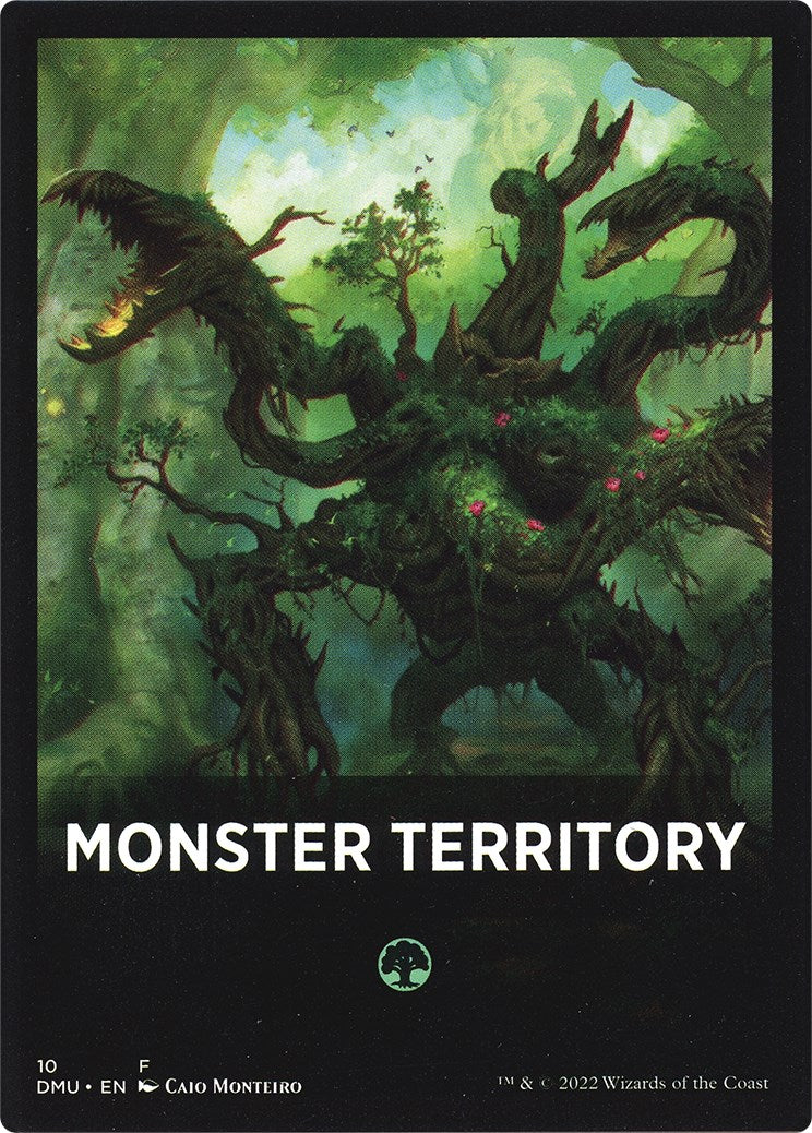 Monster Territory Theme Card [Dominaria United Tokens] | Card Merchant Takapuna