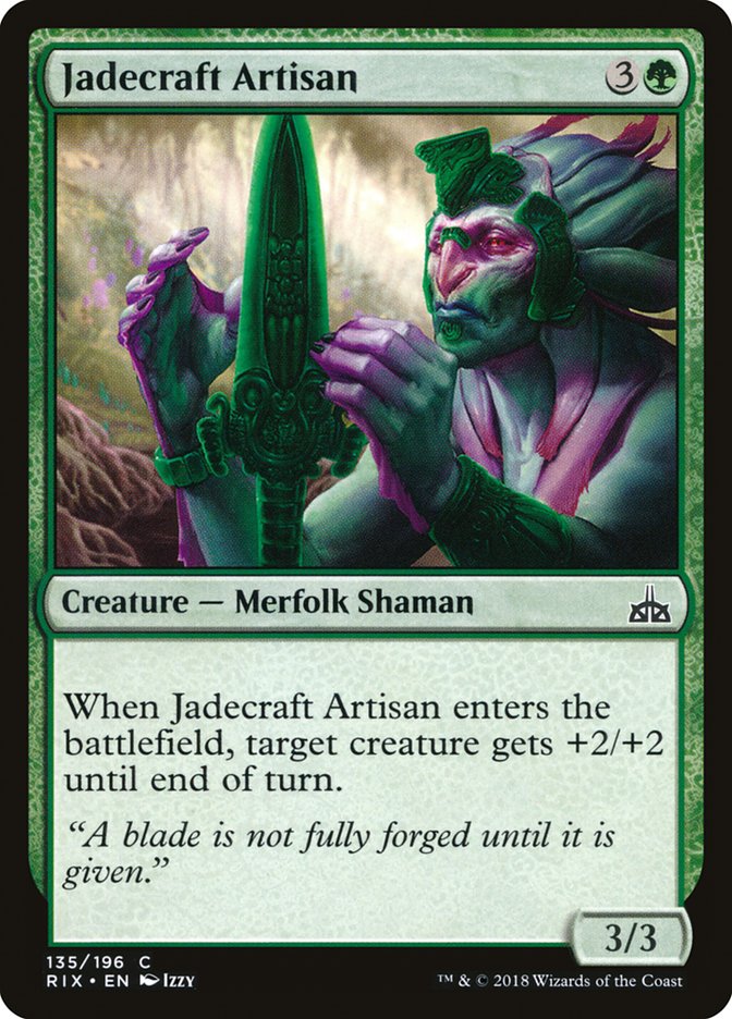 Jadecraft Artisan [Rivals of Ixalan] | Card Merchant Takapuna