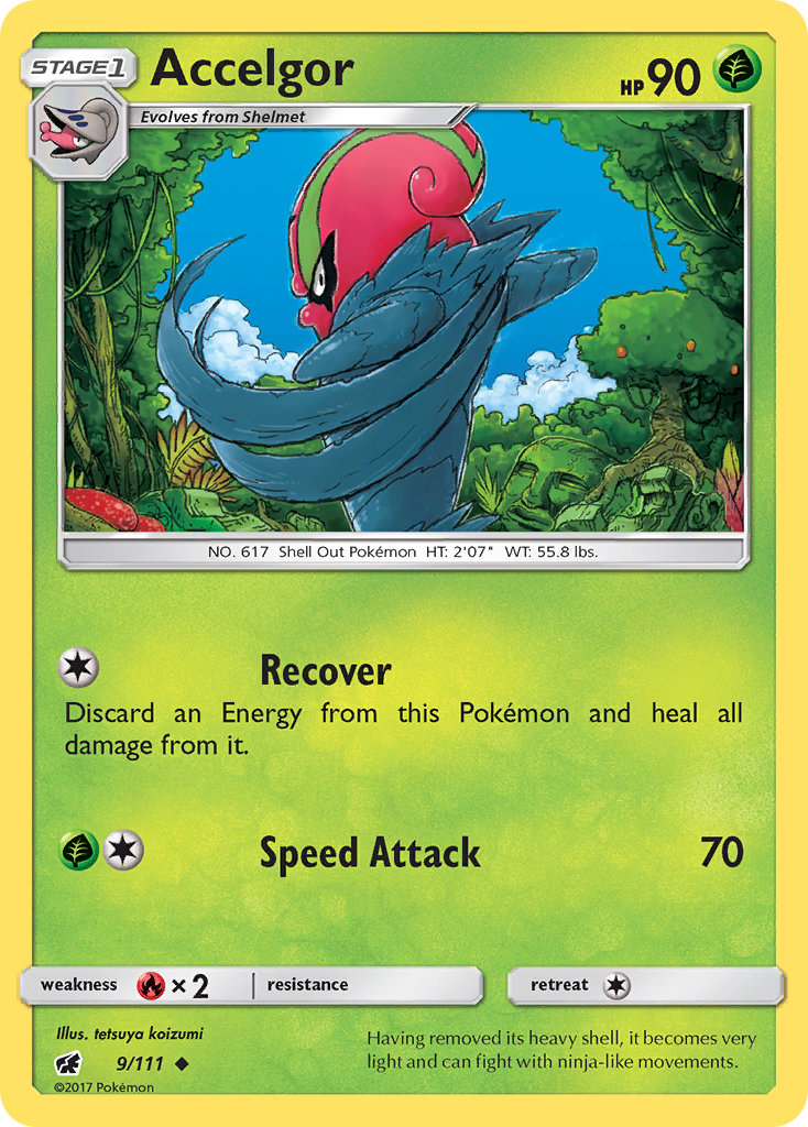 Accelgor (9/111) [Sun & Moon: Crimson Invasion] | Card Merchant Takapuna