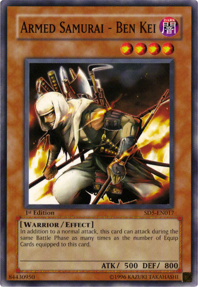 Armed Samurai - Ben Kei [SD5-EN017] Common | Card Merchant Takapuna