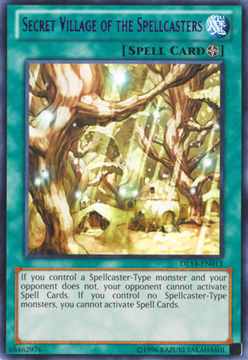 Secret Village of the Spellcasters (Purple) [DL14-EN013] Rare | Card Merchant Takapuna